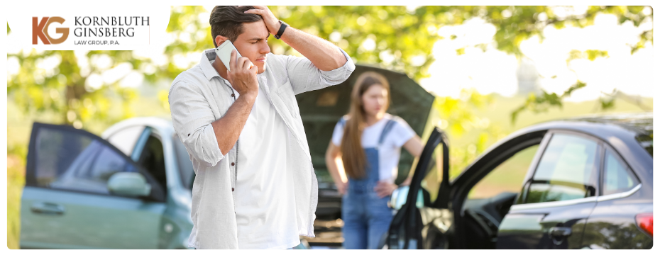 Lyft accident scene in North Carolina